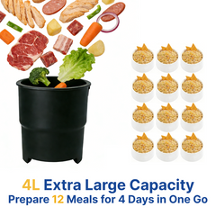 Automatic Pet Food Maker - Smart Pet Meal Prep Machine,4L Large Capacity Dog & Cat Food Processor with 8 Textures, One-Touch Steam & Stir, No Chopping Required,100+ Nutritious Recipes, Dishwasher Safe