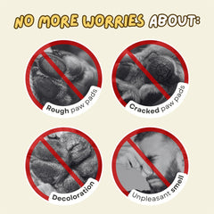 Dog&Cat Paw Balm - Paw Moisturizer & Soothing Protection from Snow & Hot Pavements - Snout Soother for Pet - Easy & Fast to Apply, Natural, Non-Toxic, Food-Grade, Lick-Safe Paw Wax for Dogs&Cats