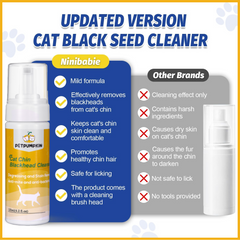 Cat Black Seed Cleaner,Remove Cat Chin Blackheads,Cat Acne Chin Treatment,Cat Black Seed Cleaner,Improved Skin Health and Black Seed Removal,Updated Cat Ance Brush,Soothes Chin Acne,Oil Control 4.2fl.oz