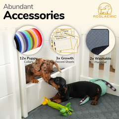 Whelping Box for Large Breed Dogs with Rails, Suitable for Large/Medium Dogs