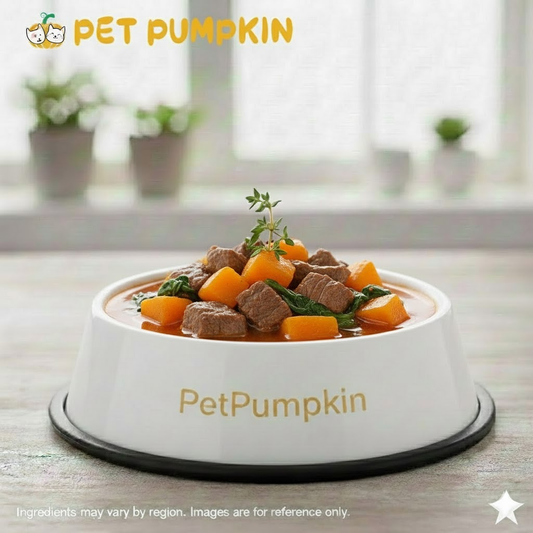 1. Dog Recipe: Muscle Building Beef & Pumpkin