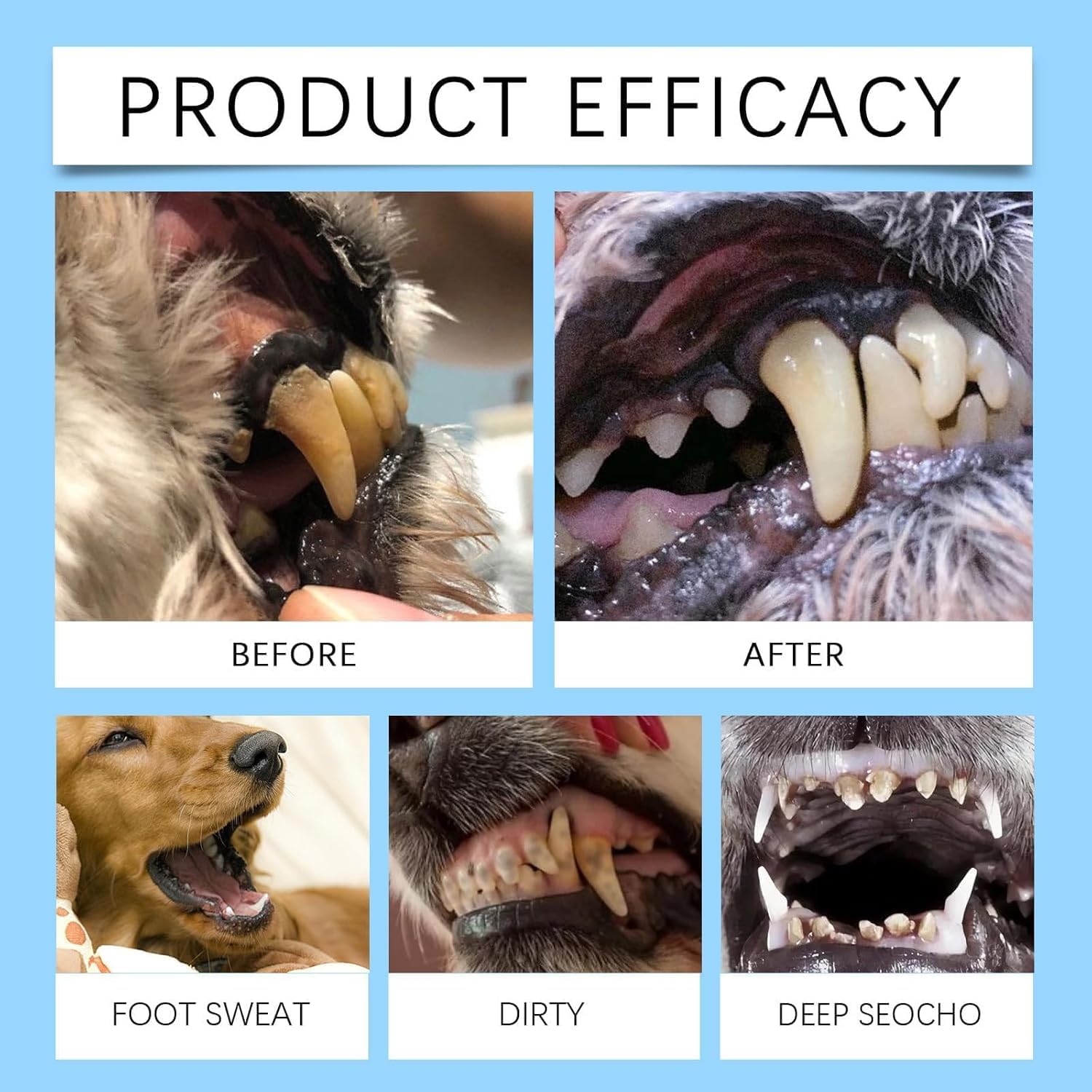 【Buy One, Get One Free】Toothbrush Pen 2 pack,Cat/Dog Tooth Whitening & Cleaning,Natural Plant Substance-Pet Teeth Repairing Kit,Dogs Cats Natural Plants Tartar Remover Tool