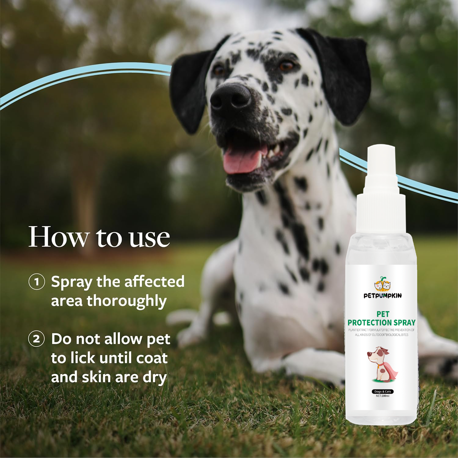 SkinSmart Antimicrobial Skin and Wound Care for Pets, Removes Bacteria to Promote Healing and Relieves Itch