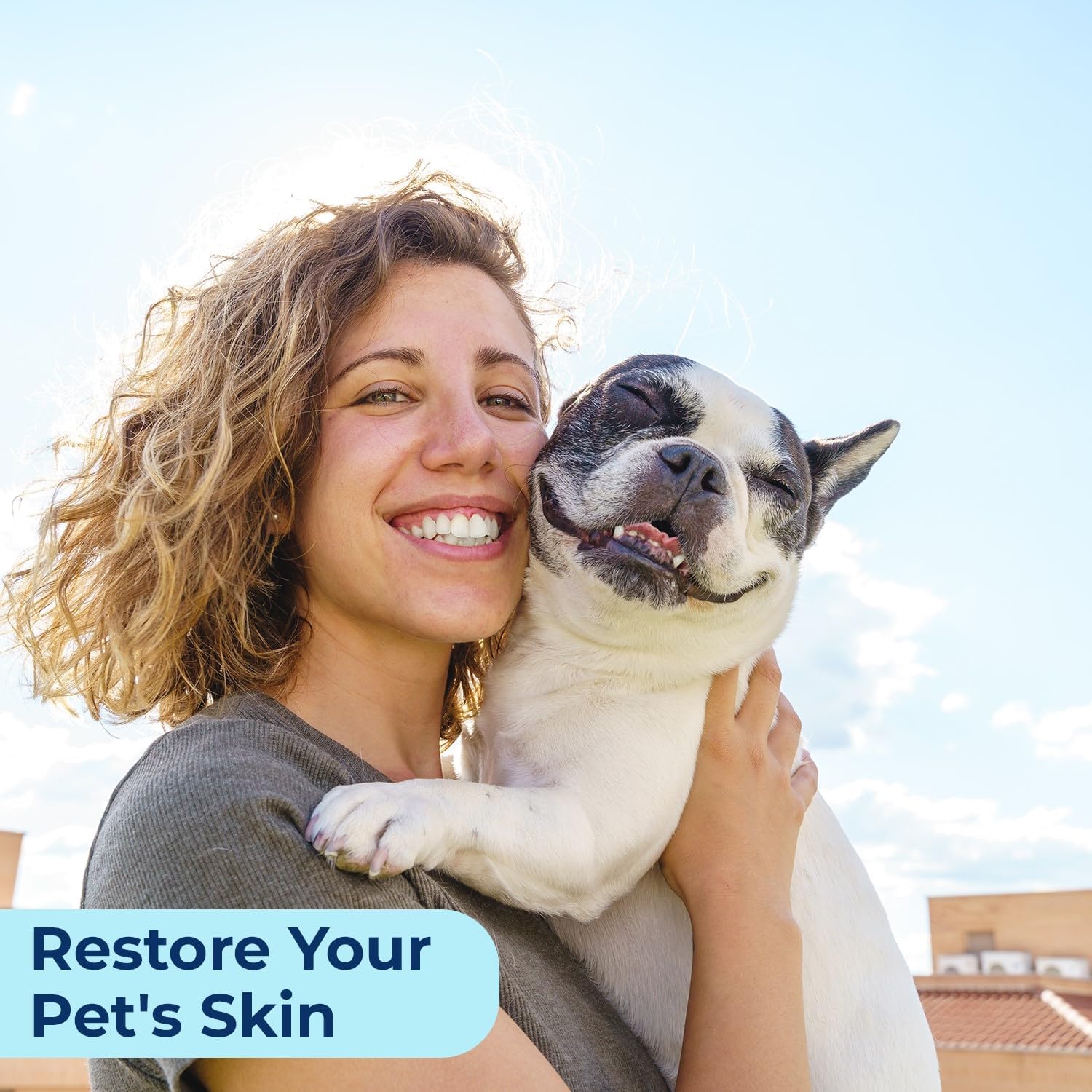 SkinSmart Antimicrobial Skin and Wound Care for Pets, Removes Bacteria to Promote Healing and Relieves Itch